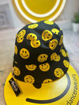 Raindance reversible smiley bucket hat