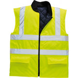 Hi-Vis Reversible Bodywarmer - Portwest