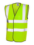 Hi-Vis Sleeveless Safety Waistcoat