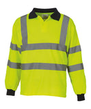 Hi-Vis Polo Top Long Sleeve - Yoko